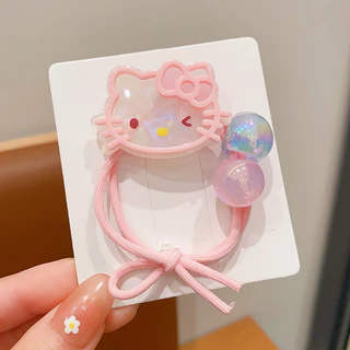 ยางมัดผม ที่คาดผม เด็กผู้หญิง ไม่เจ็บผม ลายการ์ตูนน่ารัก ยางยืดสูง สินค้าพร้อมส่ง
