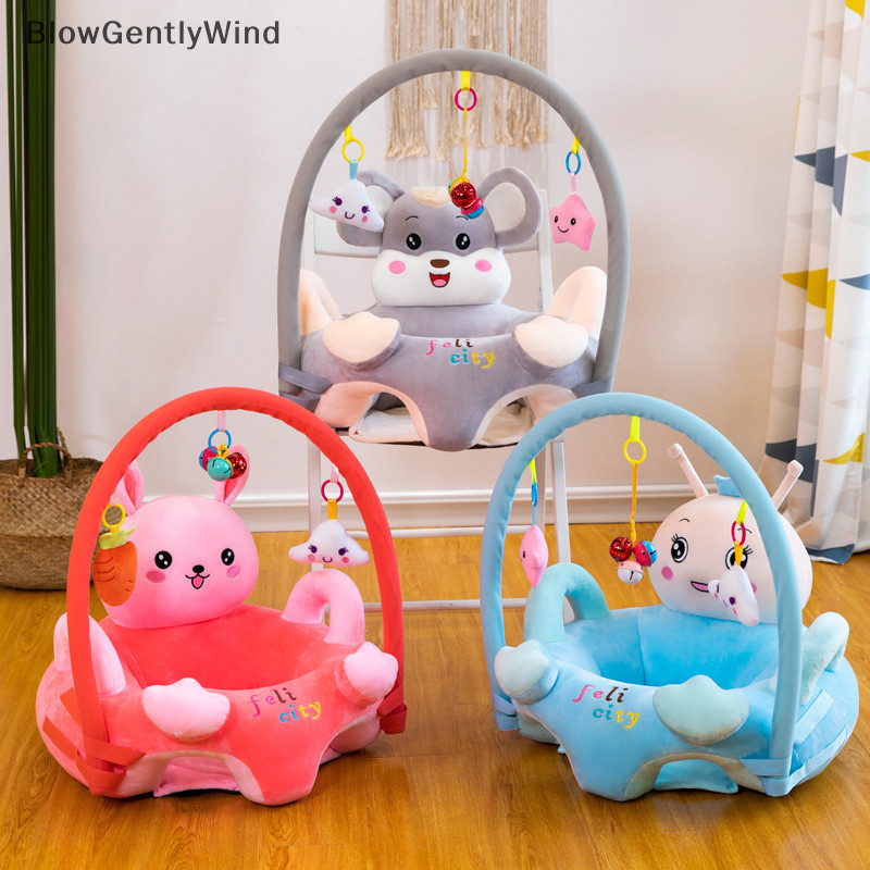 Blowgentlywind ไม่มีฟิลเลอร์Baby Learning ที่จะนั่งบนโซฟาการ์ตูนเด็ก Comfort Seat Creative ของเล่นตุ๊กตาเด็ก BGW
