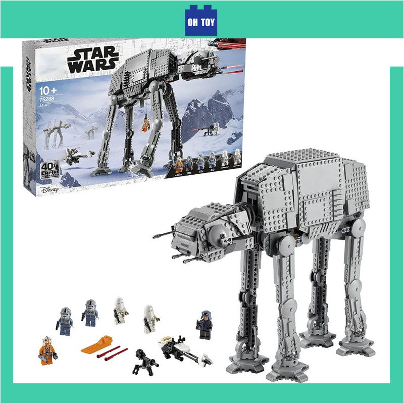 Star Wars AT-AT 75288 ,AT-AT Walker Building Blocks 75288 Universe และ Recreate ฉาก Trilogy คลาสสิกโ