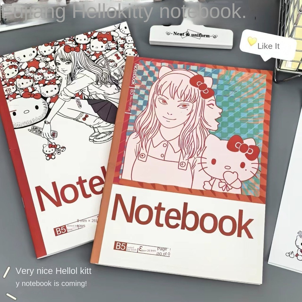 Junji Ito x Sanrio Tomie xHelloKitty สมุดบันทึกแนวนอนสินค้า