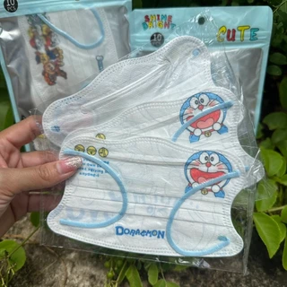 พร้อมส่งในไทย มาใหม่ แมสผีเสื้อเด็ก3-12ปี มีลายหลายแบบ แมสลายการ์ตูน ซีลแยก1:1 (10ชิ้น)