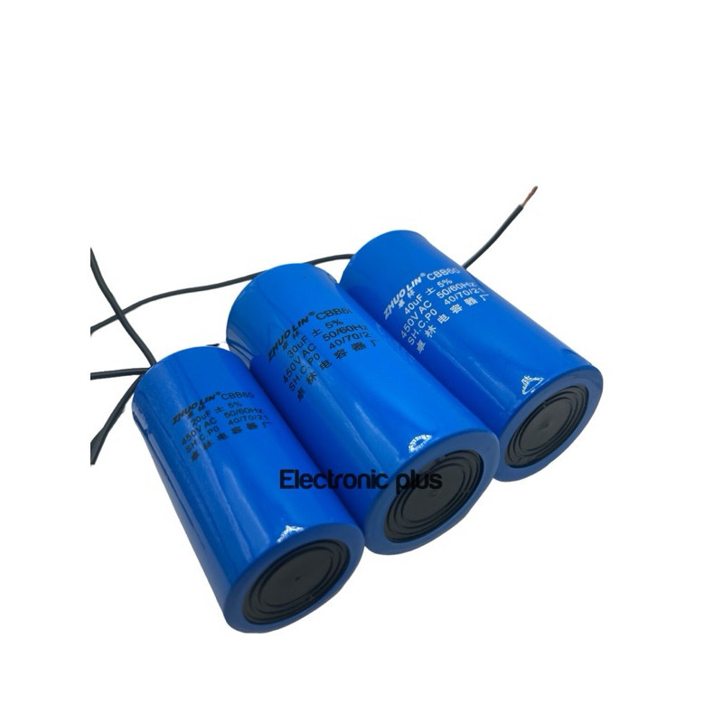 AC มอเตอร์ Capacitor เครื่องซักผ้าสตาร์ท CBB60 450VAC 45UF 20UF 30UF 40UF