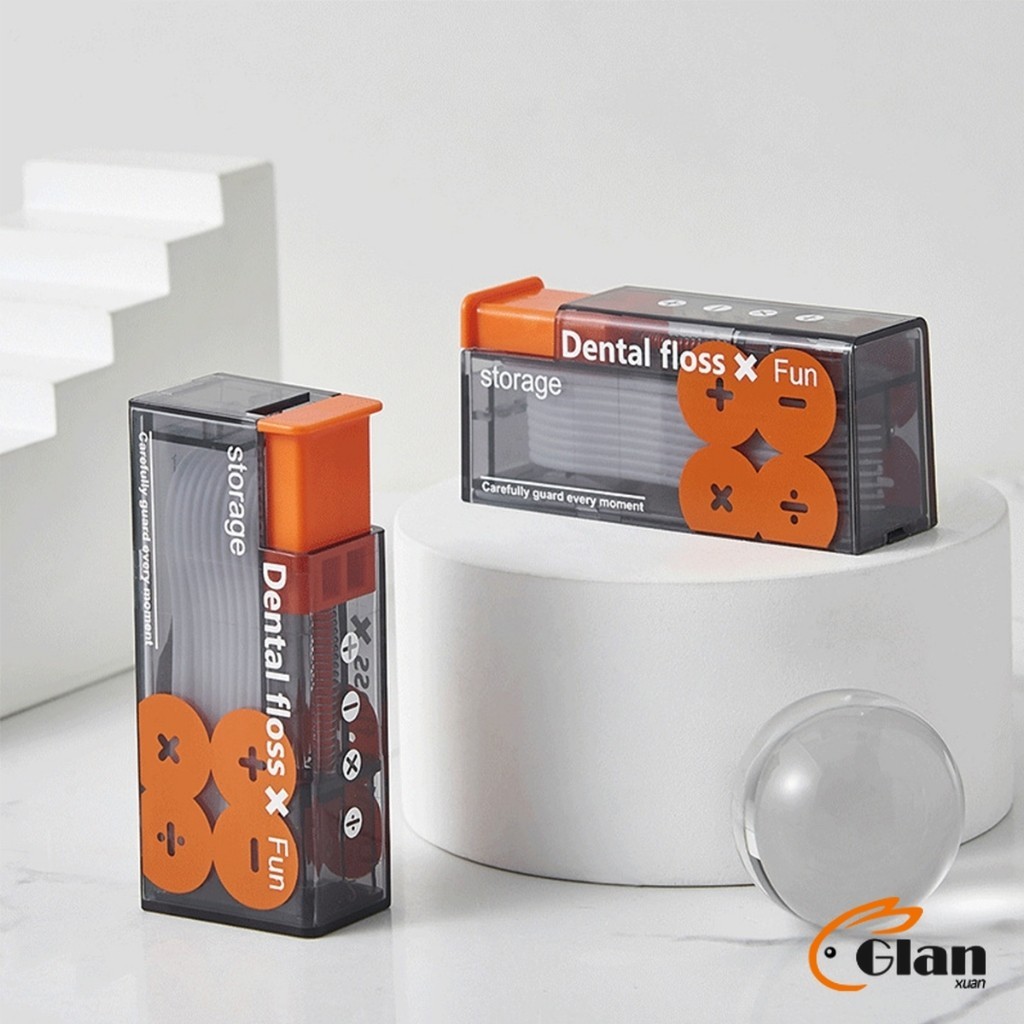 Glanxuan กล่องเก็บไหมขัดฟัน อัตโนมัติ ป๊อปอัพ ขนาดพกพา Floss storage box - รูปที่ 4
