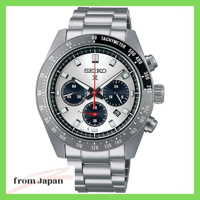 Seiko Watch Prospex Speedtimer Solar Chronograph Large Sbdl095 Men'S Silver
