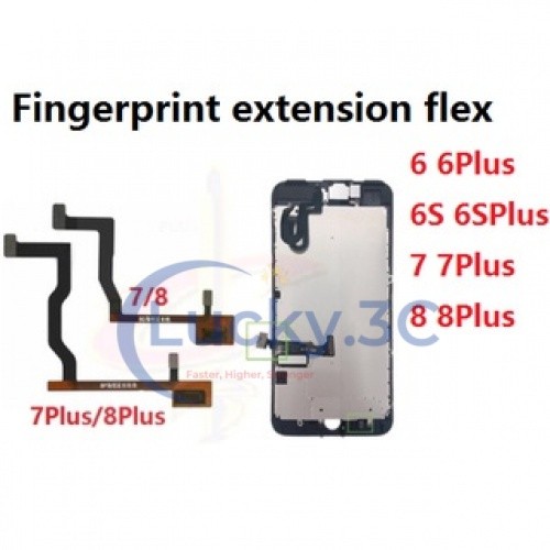 ปุ่มบ้านเมนบอร์ดหลักเชื่อมต่อ Flex Cable สําหรับ iphone 6 6S Plus 7 8 Plus