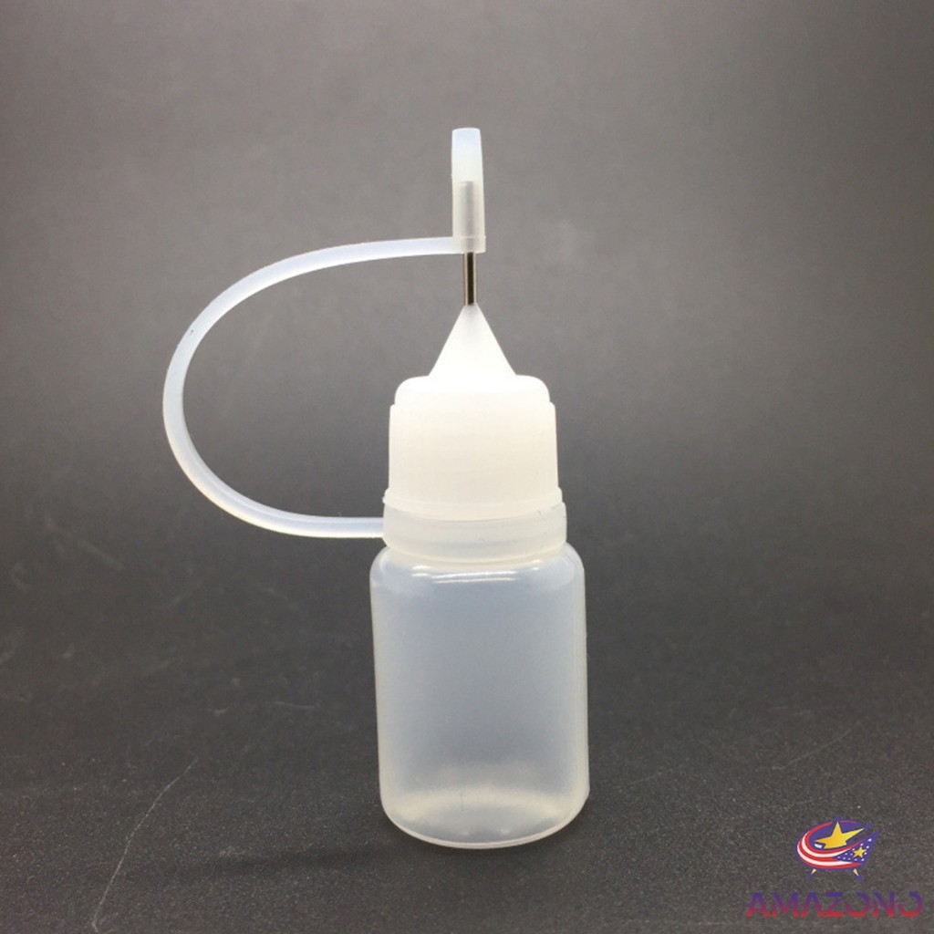 Amaz หัวเข็มขวดน้ำมัน ขวดหยด ขวดแบ่ง DIY อุปกรณ์ ขวดดรอเปอร์ ปลายแหลม Dropper Bottles