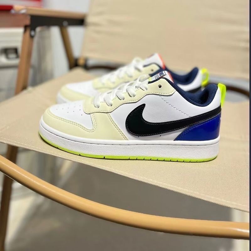 ฤดูร้อนสไตล์ร้อน GS สีขาวสีดํา Low-Top All-Match Casual Trend Dunksb กีฬา Aj คู่สีขาว Retro รองเท้าผ้าใบ