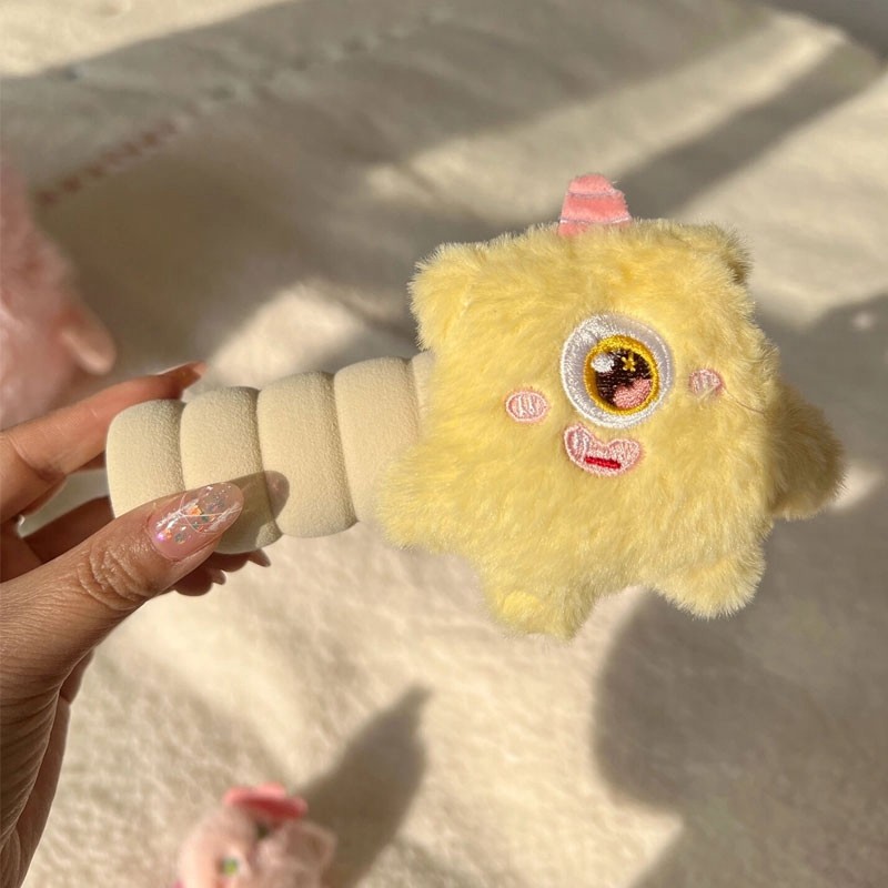 ตุ๊กตาน่ารัก Doorknob Protector Creative Monster Doll Doorknob ตกแต่งตกแต่งบ้าน