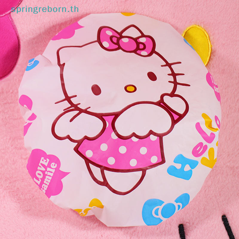 SANRIO # เครื่องมือแฟชั่น # ซานริโอ สวัสดี คิตตี้ หมวกอาบน้ําผู้ใหญ่ขนาดใหญ่หนา ทํานอง ล้าง การดูแล หมวกหมวกอาบน้ําหมวกกันน้ําอุปกรณ์อาบน้ํา .