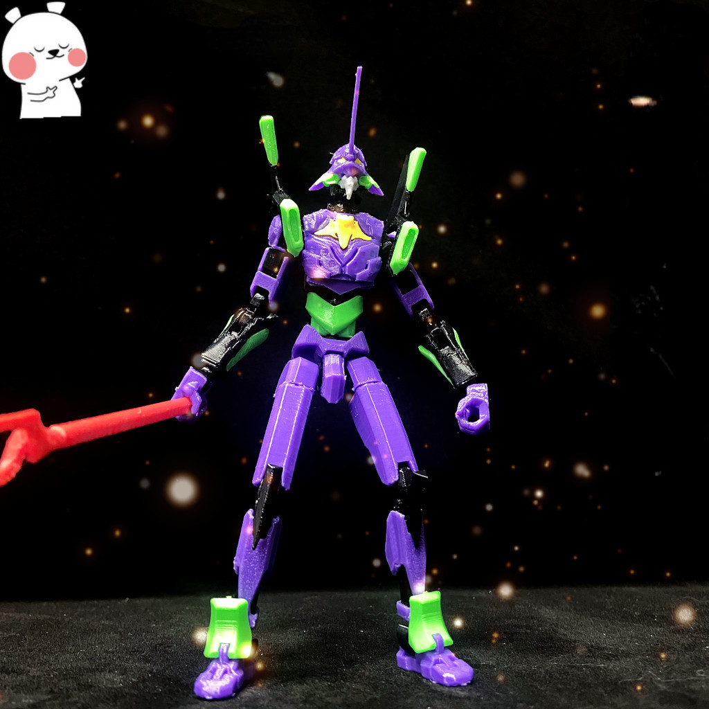 Eva Evangelion Unit-01 Moving สีม่วง Mantis Terminator ประกอบรุ่นตัวเลขการกระทําภาพเคลื่อนไหว Mecha รุ่นตุ๊กตาของเล่นของขวัญสําหรับ Boy Kind