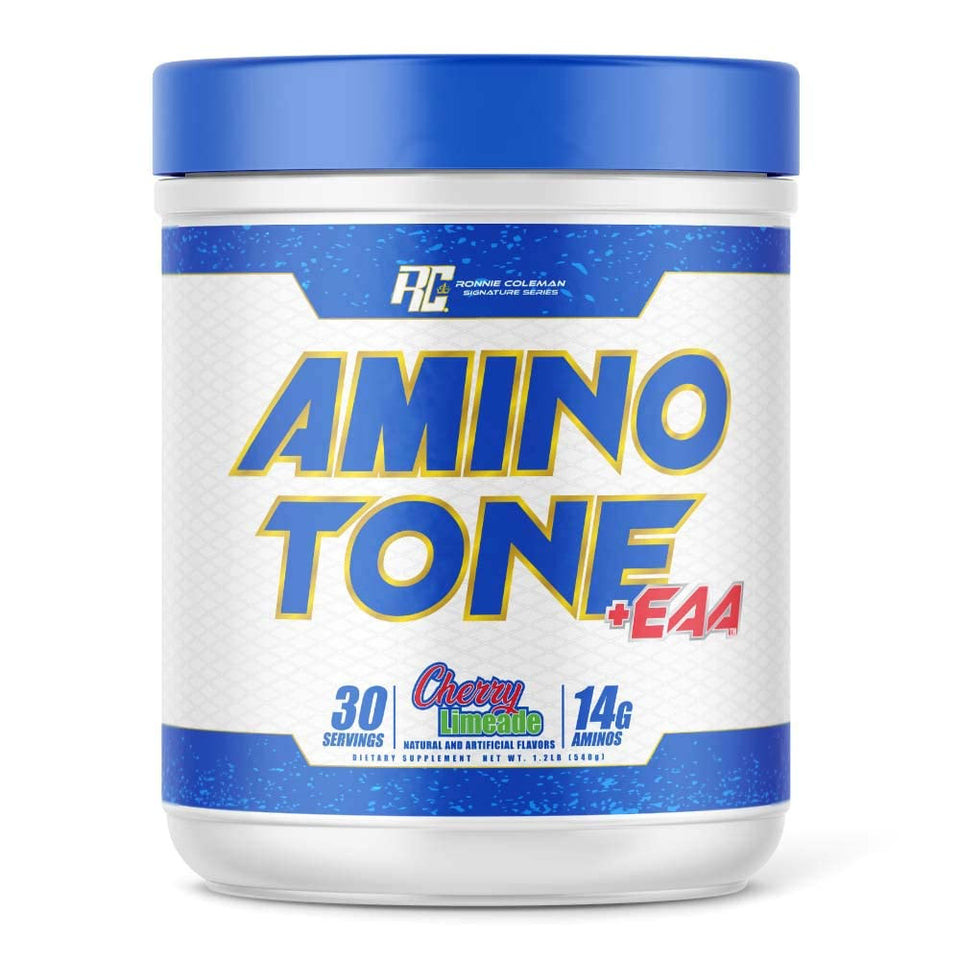 Ronnie Coleman Signature Series Amino-Tone EAAs & BCAAs Powder, Cherry Limeade - 30 เสิร์ฟ