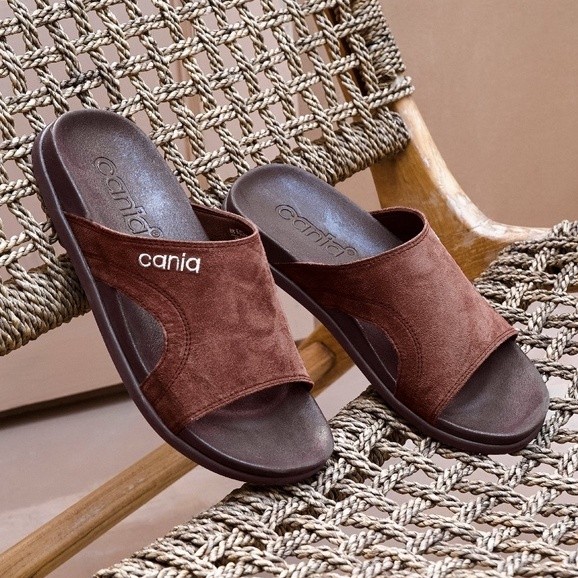 รองเท้าพระสงฆ์ CANIA  รองเท้าแตะสวมชาย CM12112 Size 40-46