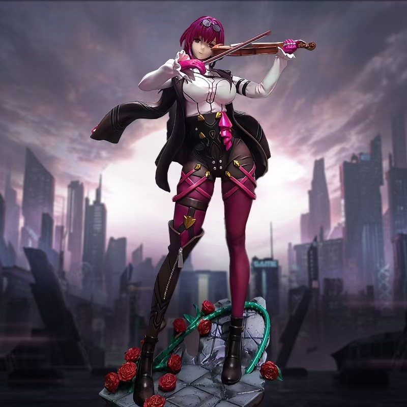 คุณภาพสูง! Honkai Star Rail Kafka อะนิเมะรูป Mainan PVC Static Stance เครื่องประดับสาวสวยคอลเลกชันตุ๊กตาของเล่น Office Home PC กรณีตกแต่ง