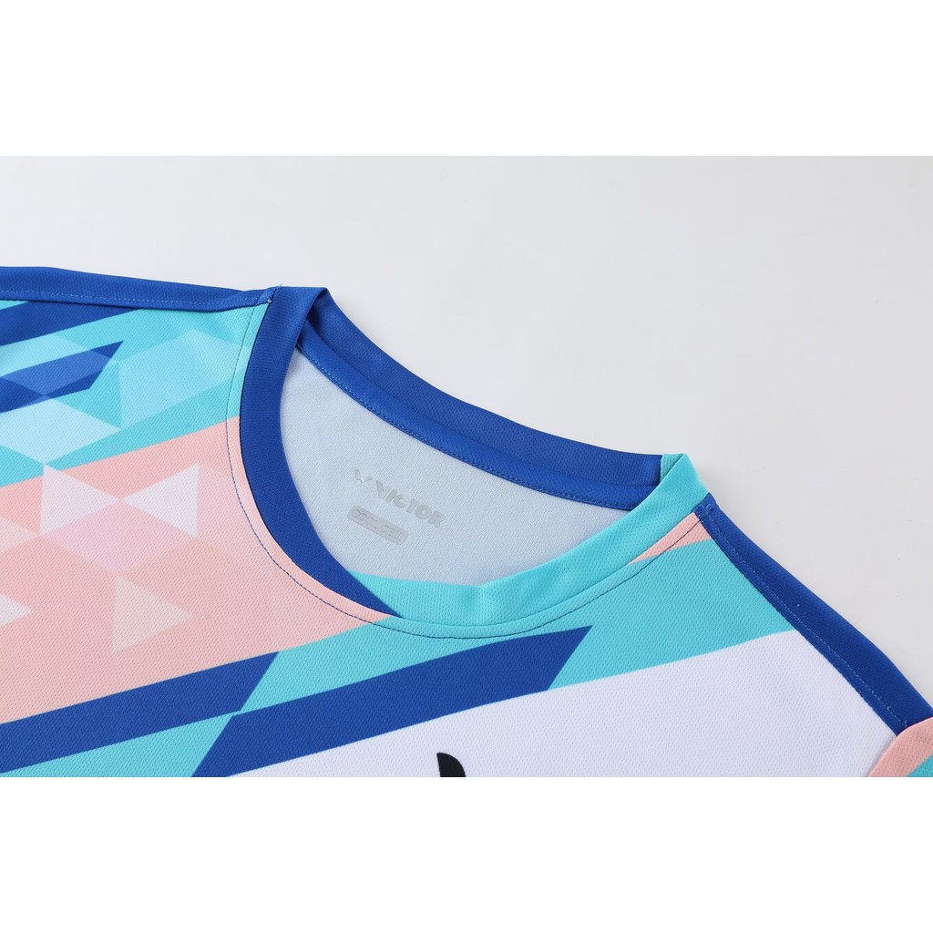 ใหม่ ชัยชนะ แบดมินตันเสื้อผ้าการแข่งขันชุดผู้ชายและผู้หญิงถักกีฬาเสื้อยืดแห้งเร็วระบายอากาศ - รูปที่ 4