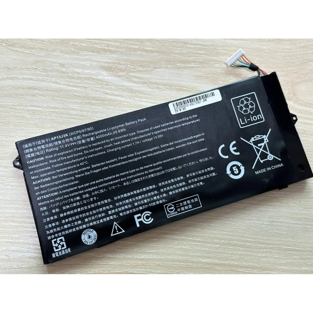 New AP13J3K แบตเตอรี่แล็ปท็อป for ACER Chromebook C720 C720P C740 AP13J4K C720-2420 C720-2802 C720-2