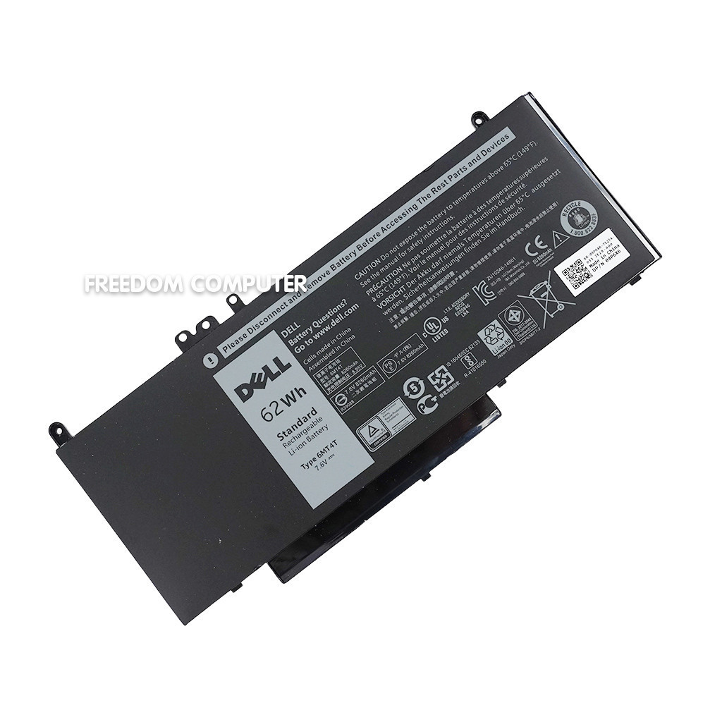แบตเตอรี่โน๊ตบุ๊ค (แท้) 6MT4T NGGX5 สำหรับ Dell Latitude E5450 E5470 Series BATTERY NOTEBOOK