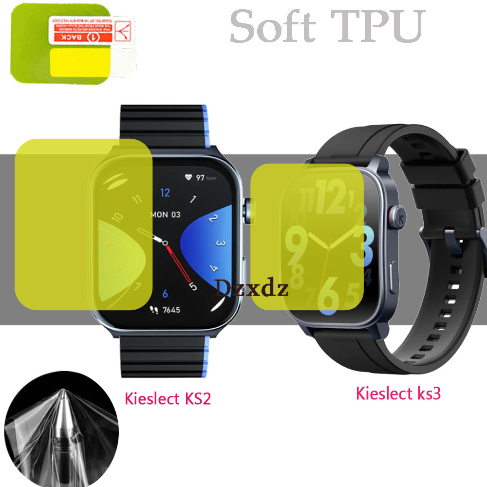 ฟิล์มกันรอยหน้าจอสําหรับ Kieslect Ks3 KS 2 3 ฝาครอบนาฬิกา TPU ฟิล์มป้องกันไฮดรอลิก