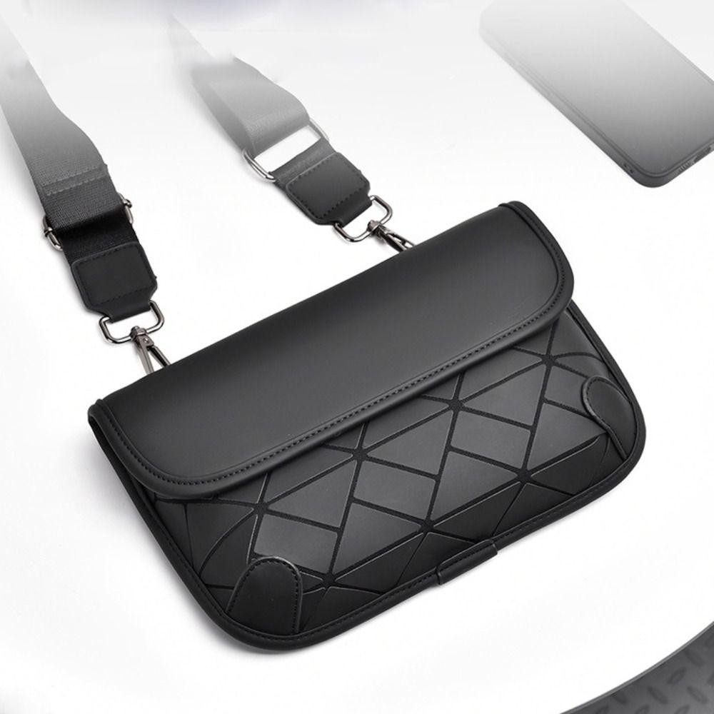 Confianza Messenger Bag, กระเป๋าสะพายชายลายตารางกันน้ํา, กระเป๋าใบเล็กเคลือบหรูหรากระเป๋าสะพายข้าง