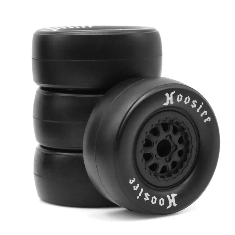 4pcs 105 มม.1/10 หลักสูตรสั้นรถบรรทุกยางล้อ Tyre 12 มม.Hex สําหรับ Trxs Slash Arrma Senton HuanQi 727 Vkar 10sc HPI HSP RC รถ