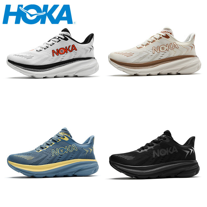 (ไซส์ 39-45) พร้อมสต็อก Hoka oneone Rincon 3 รองเท้าผ้าใบผู้ชายพลัสไซส์รองเท้าวิ่งระบายอากาศ