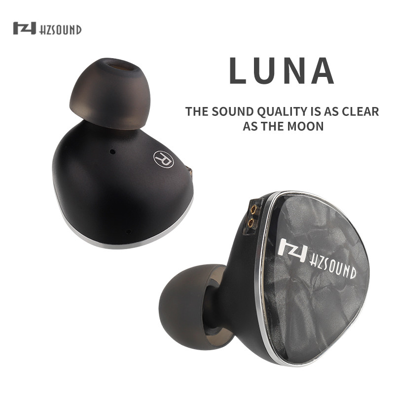 หูฟัง HZSOUND LUNA พร้อมปลั๊กเปลี่ยนได้ 0.78 2 ขา 3.5/4.4 มม.