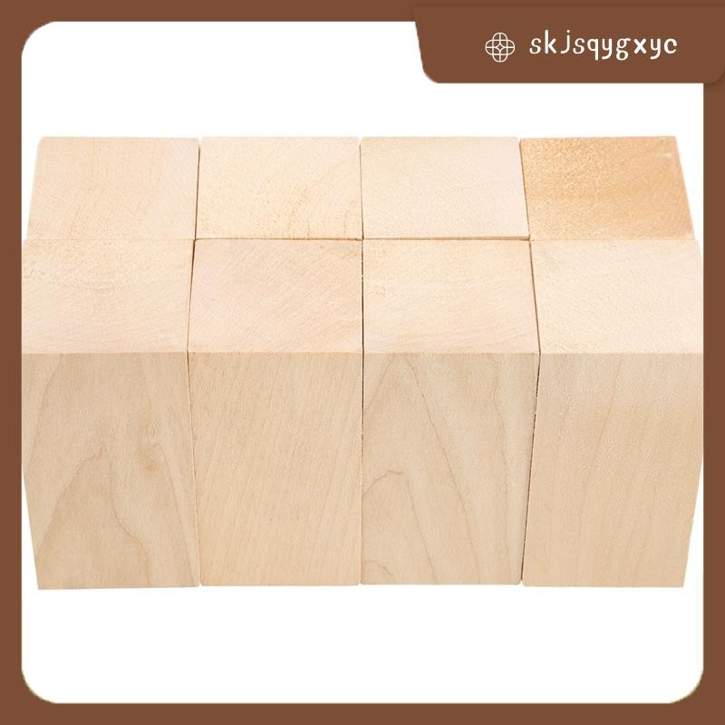 skjsqygxycBasswood แกะสลักบล็อก 4 x 2 x 2 นิ้ว,Large Whittling ไม้แกะสลักบล็อกชุดสําหรับเด็กผู้ใหญ่เริ่มต้นหรือ Expert