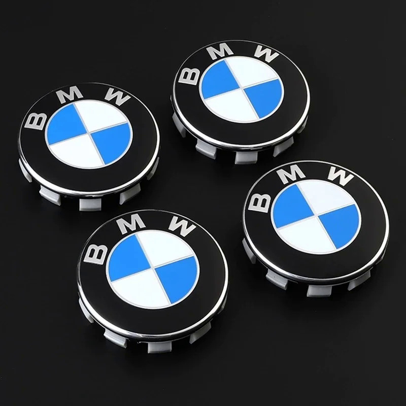 4Pcs 68mm 56mm Car Wheel Center Hub Cap Caps Emblem Logo For BMW E90 E60 E61 E93 E87 E36 E46 E39 E53