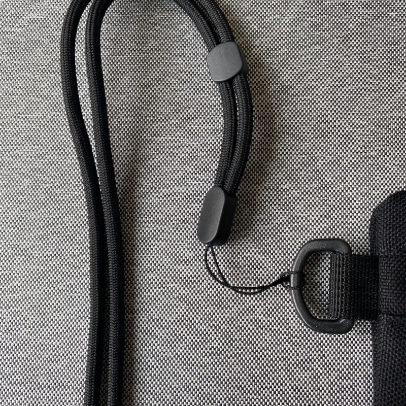 Cordura* กระเป๋าใส่เหรียญกันน้ําน้ําหนักเบา Mini Nylon Key Case แบบพกพา Halter Cards Holder กระเป๋าสตางค์พร้อมเชือกเส้นเล็ก