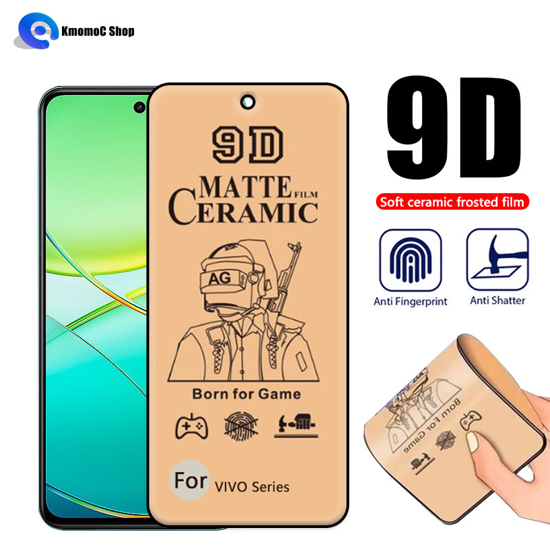 Soft Matte เซรามิคฟิล์มสําหรับ VIVO Y38 Y58 Y28 Y28s Y03 Y18 Y100 Y37 Y36 Y27 Y27s Y17s Y11 Y02 Y02t Y02a Y02s Y56 Y16 Y21s Y33s Y22s Y22s Y35s Y21s Y21s Y33s Y21s Y22s Y35s Y22s Y33 5G