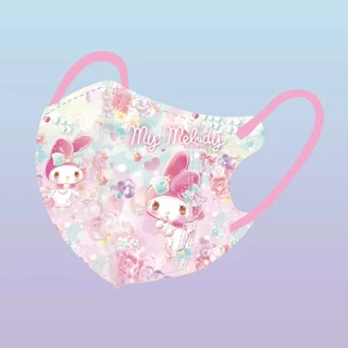 บรรจุภัณฑ์อิสระ 3D หน้ากากเด็ก 50 ชิ้น Sanrio Melody Cinnamoroll KT หน้ากากเด็ก 3-12age นักเรียนการ์ตูนหน้ากากของเล่น Store