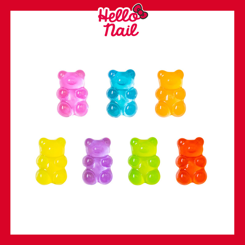 เจลลี่แบร์ เยลลี่ หมี ติดเล็บ แต่งเล็บ อะไหล่ตกแต่งเล็บ จิว ติดเล็บ แต่งเล็บ อะไหล่ติดเล็บ