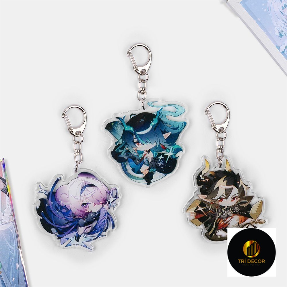 Arknights พวงกุญแจ Arknights Grani Claire Morgan Meteor [Meow Snail] Ark Tomorrow Fan Mezzanine จี้พ