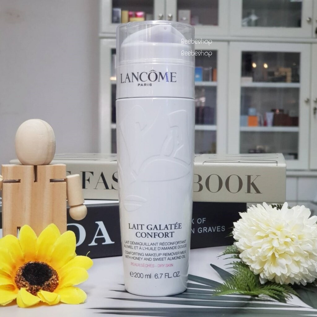 สำหรับผิวแห้ง LANCOME Lait Galateis confort ting makeup remover milk 200ml Dry skin