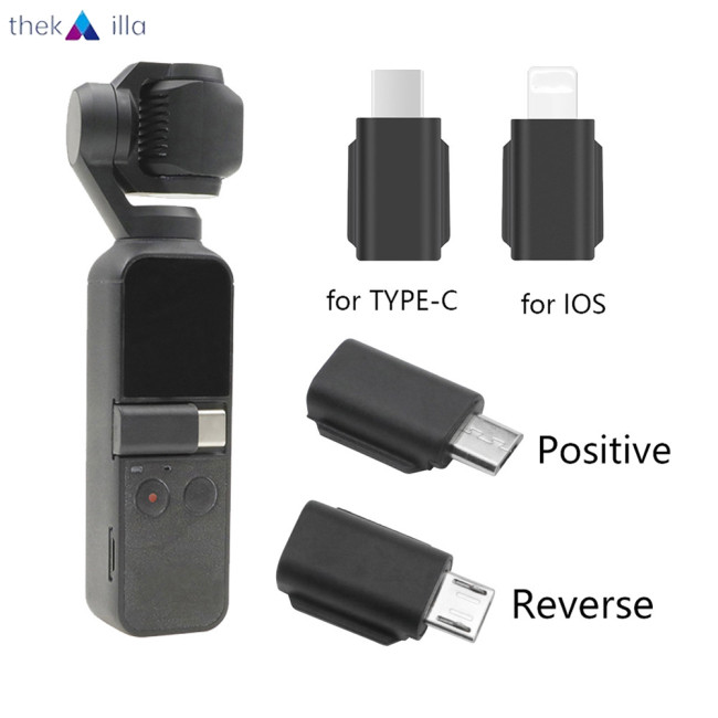 ลดราคา! อะแดปเตอร์สมาร์ทโฟนเข้ากันได้สําหรับ Dji Pocket 1/2 อินเทอร์เฟซโทรศัพท์มือถือสากลอุปกรณ์เสริมสําหรับกล้องกิมบอล