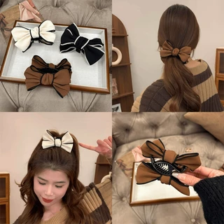 แฟชั่น Bowknot กิ๊บติดผมผมหางม้าสูง Hairpin Headwear อุปกรณ์เสริม