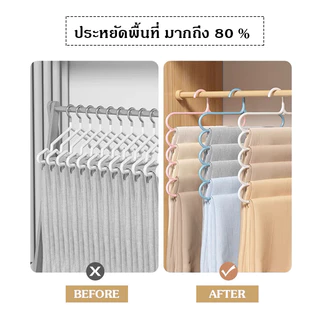 ที่แขวนกางเกง ไม้แขวนกางเกง แข็งแรง รับน้ำหนักได้มาก เลือกสีได้ ผลิตจากพลาสติกคุณภาพสูง