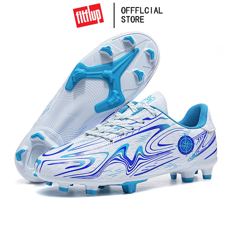 FitFlup กรุงเทพจัดส่งสินค้า รองเท้าสตั๊ด รุ่น FG Soccer Shoes ชนิดหุ้มข้อ สำหรับฟุตซอล ฟุตบอล 35-44
