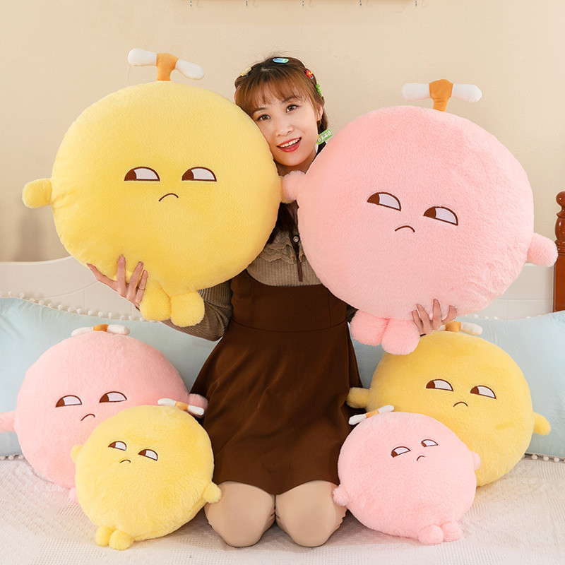 พร้อมสต็อก ตุ๊กตาเลมอนตัวใหญ่ 65cm ตุ๊กตายัดนุ่น หมอนนอน ของขวัญวันเกิดหญิง