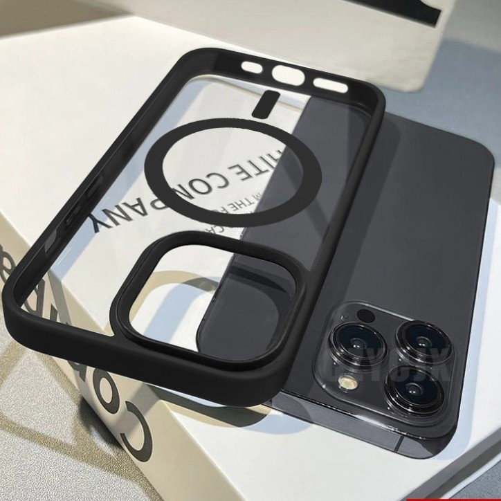 เคส ชาร์จได้ อะคริลิคใส กันกระแทก สําหรับ iPhone 16 15 14 13 12 11 Pro Plus ProMax Mini X XR XS Max 7G 7/8 Plus 045
