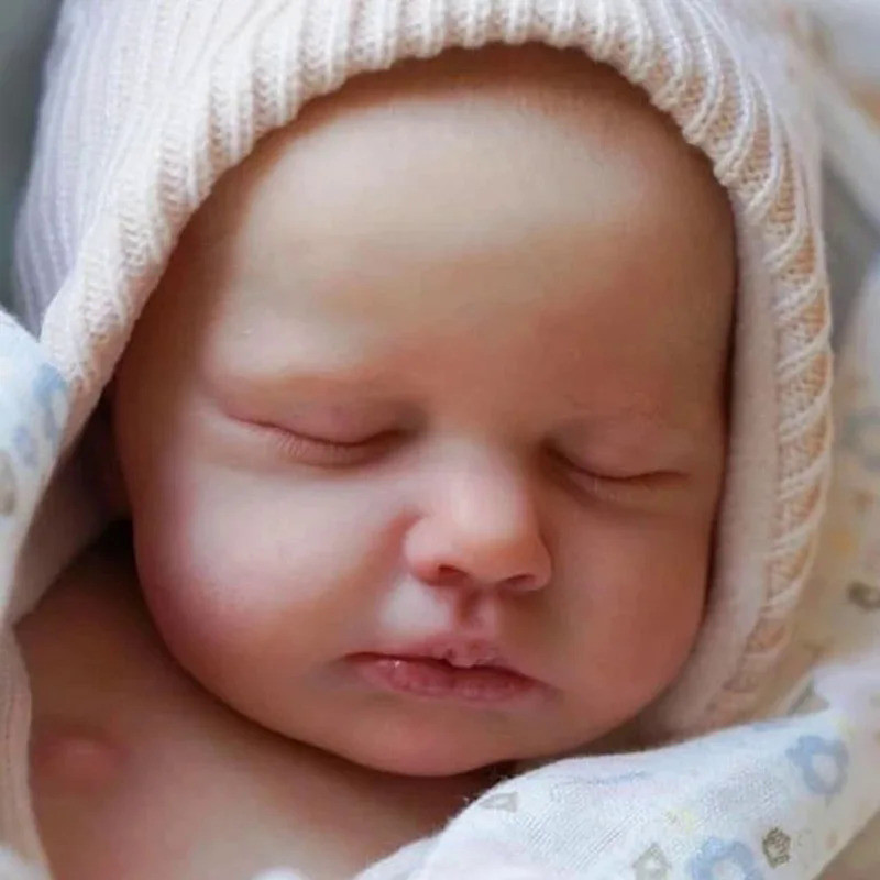 Reborn Baby Vinyl Kit 19Inches LouLou Unpainted Unfinished Doll Parts DIY Blank Reborn Unassembled V