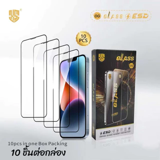 (ราคาส่ง 10in1)ฟิล์มกระจกสำหรับ vivo แบบเต็มจอจอโค้ง ป้องกันไฟฟ้าสถ OG Y15 Y17 Y11 Y12 V17 V19 V21 V25 Y19 Y72 Y31 V5 V7