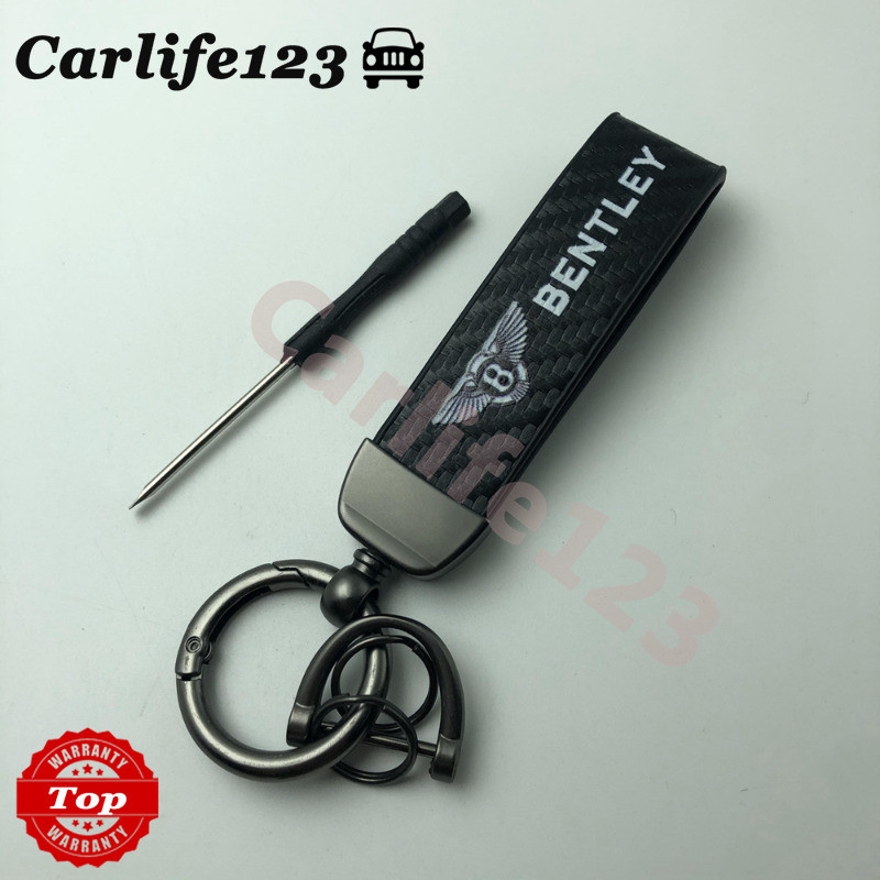 Bentley Logo Keyring 2 Flying Spur Continental GT GTC พวงกุญแจรถ Key Chain