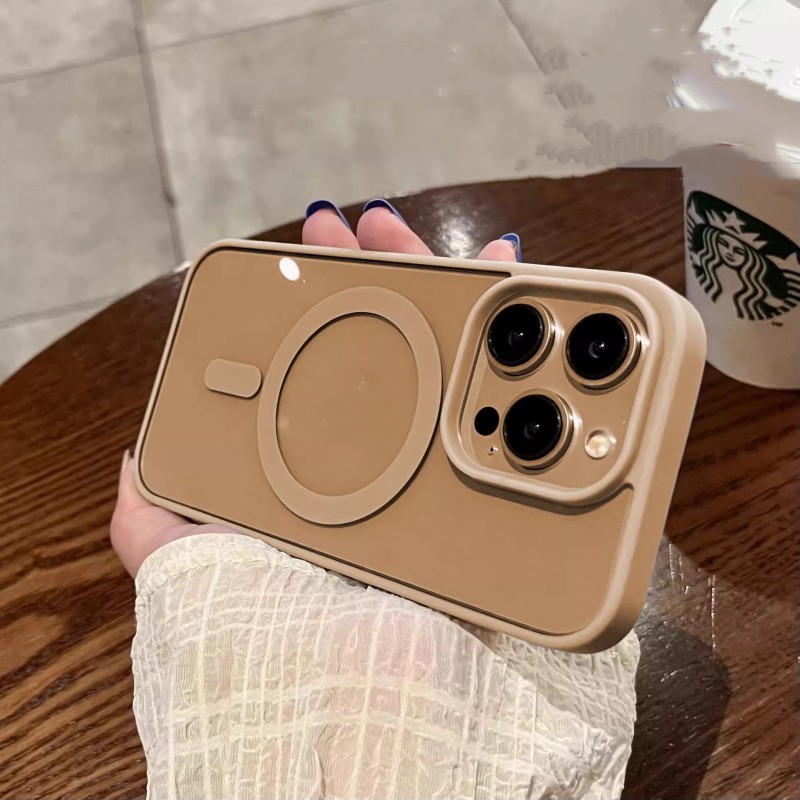 ใหม่กันกระแทกเคสใสสําหรับiphone 16 15 14 13 12 11 Pro Max 16 Plusชาร์จไร้สายฮาร์ดปกหลัง