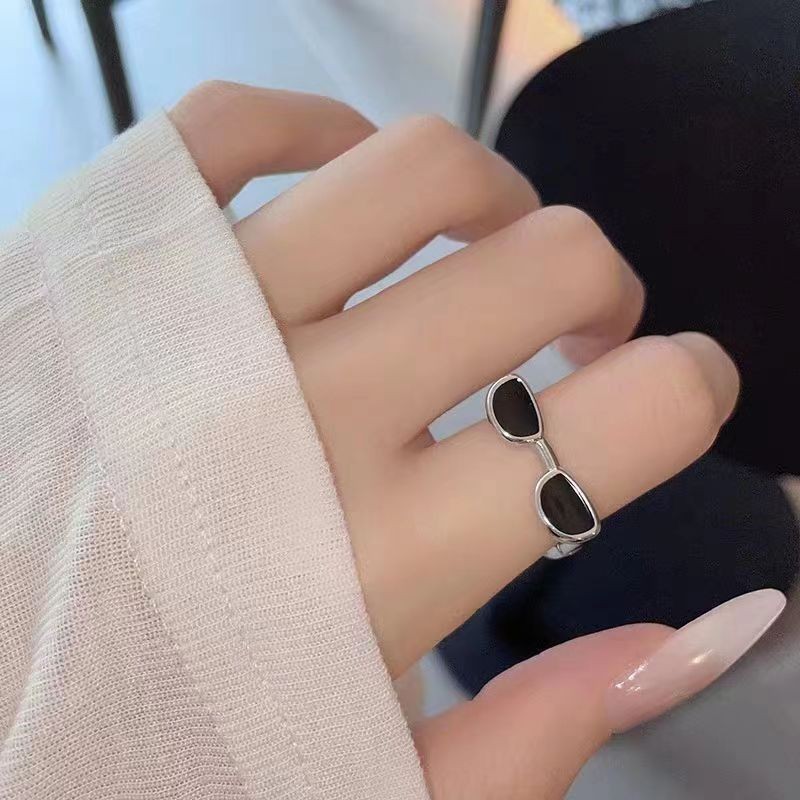 จูชิ ตาแหวนคู่หญิงแฟชั่นเปิดปรับส่วนบุคคลของขวัญอุปกรณ์เสริม