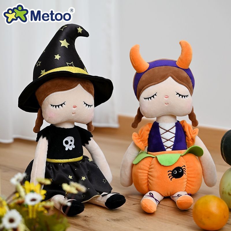 Metoo metoo Mi Rabbit Halloween Angela ตุ๊กตาของเล่นตุ๊กตาเล่นผ่อนคลาย