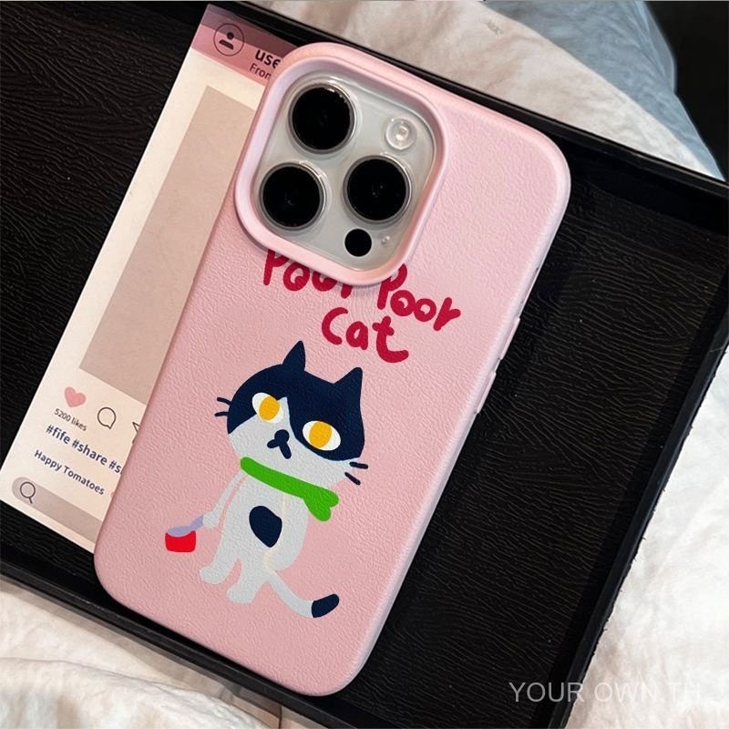 เคสโทรศัพท์นุ่มป้องกันขั้นสูงสุดของ Brush Cat พร้อมการออกแบบกันกระแทกกันน้ำและป้องกันรอยขีดข่วนสำหรับ iPhone 11/12/13/14/15 PRO MAX/7plus/8PLUS/11pro/13Pro/xr/xs MAX