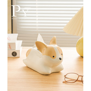 Dreamerhouse น่ารักสนุก Corgi กล่องกระดาษทิชชูกล่องกระดาษชํา…