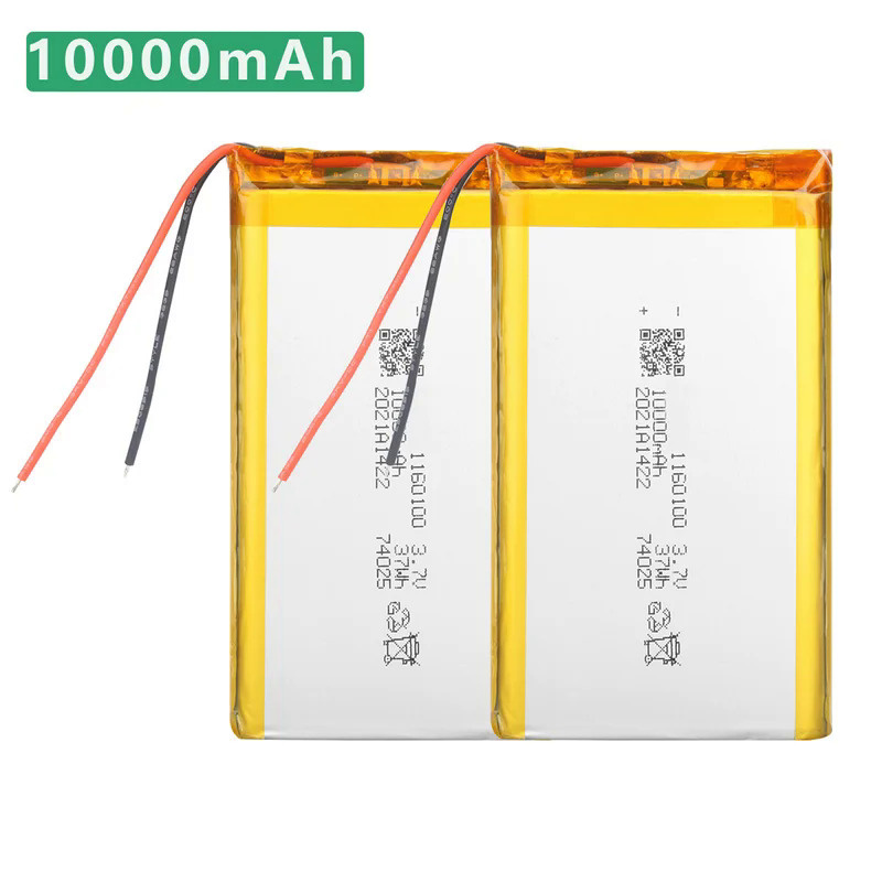 3.7V 10000 mAh 1160100 Batterie Li-po Rechargeable Batteries For Tablet PC Power Bank MP4 Remplaceme