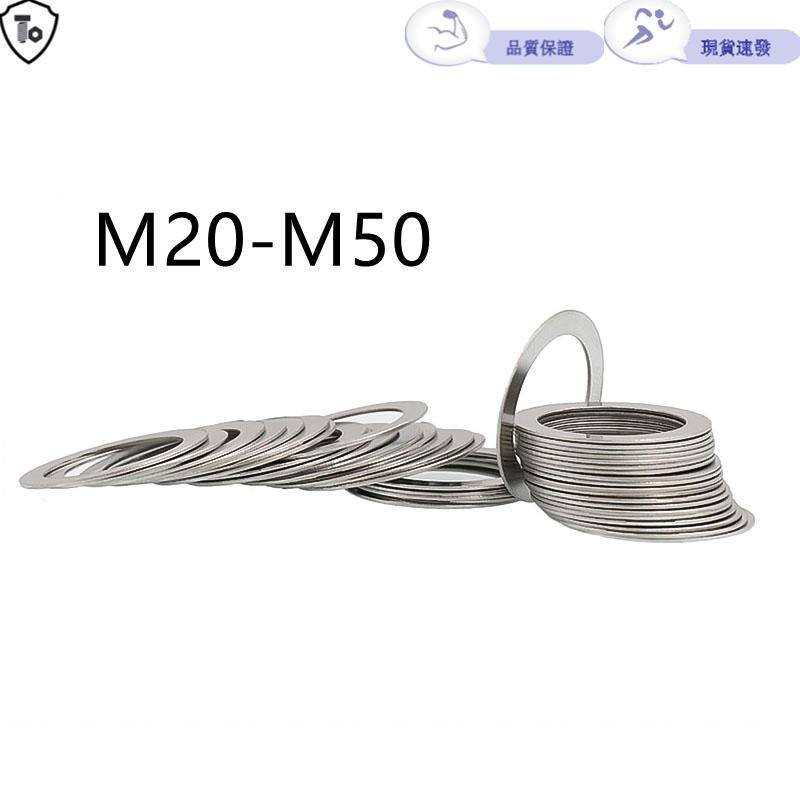 304 ปะเก็นแบนสแตนเลสบางเฉียบ M20M25M28M30M35M40x0.3 * 0.5 * 1 ปะเก็นแบนเส้นผ่านศูนย์กลางภายนอกขนาดเล็ก