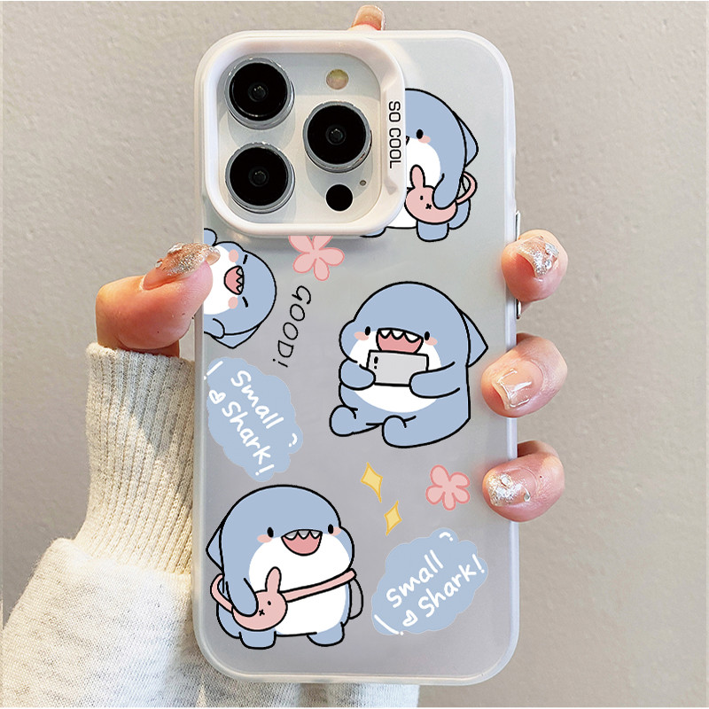 ไดโนเสาร์น่ารัก เคสแข็งคุณภาพ สำหรับ IPhone 13 12 7Plus 14 15 11 Pro Max 8Plus X XR XS Max SE เคสไอโฟน11 เคสไอโฟน13 ราคา ถูกที่สุด ดีลบีเคเค แกลเลอรีภาพที่ 2